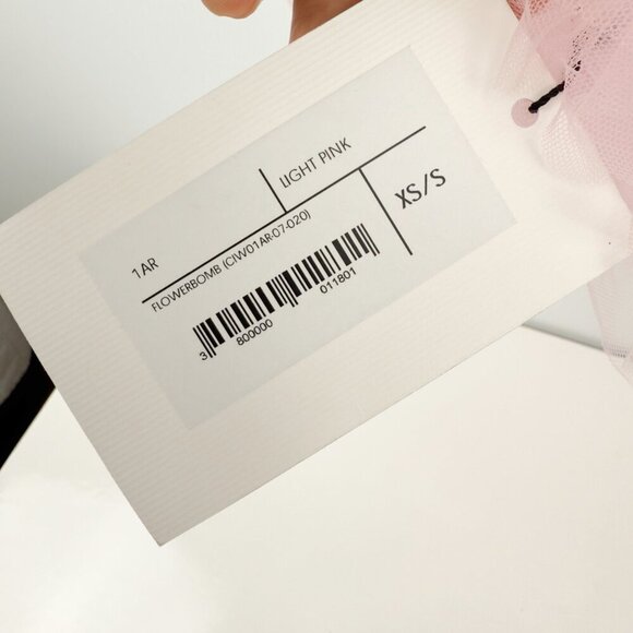 VOGUE Cover Dress * VIKTOR & ROLF Tulle Floral Embroidered Mini Pink XS/S - Picture 7 of 9